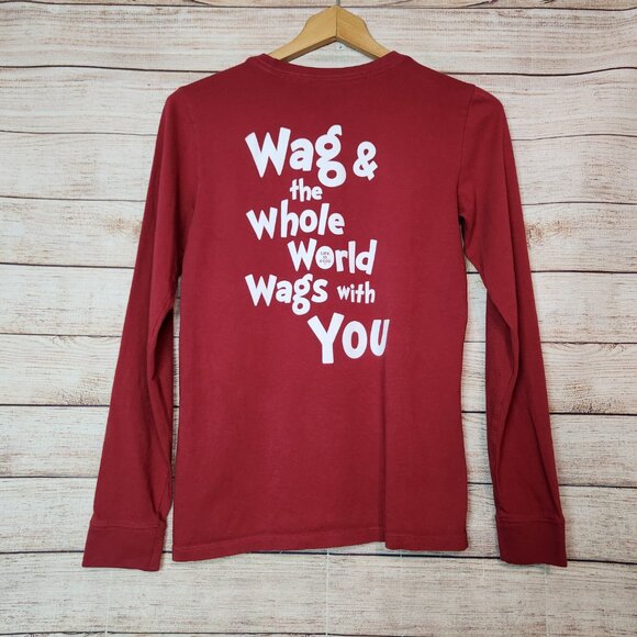 Life Is Good Dr Seuss Crusher Tee T-Shirt Max Christmas Holiday Red Men's XS - Picture 9 of 13